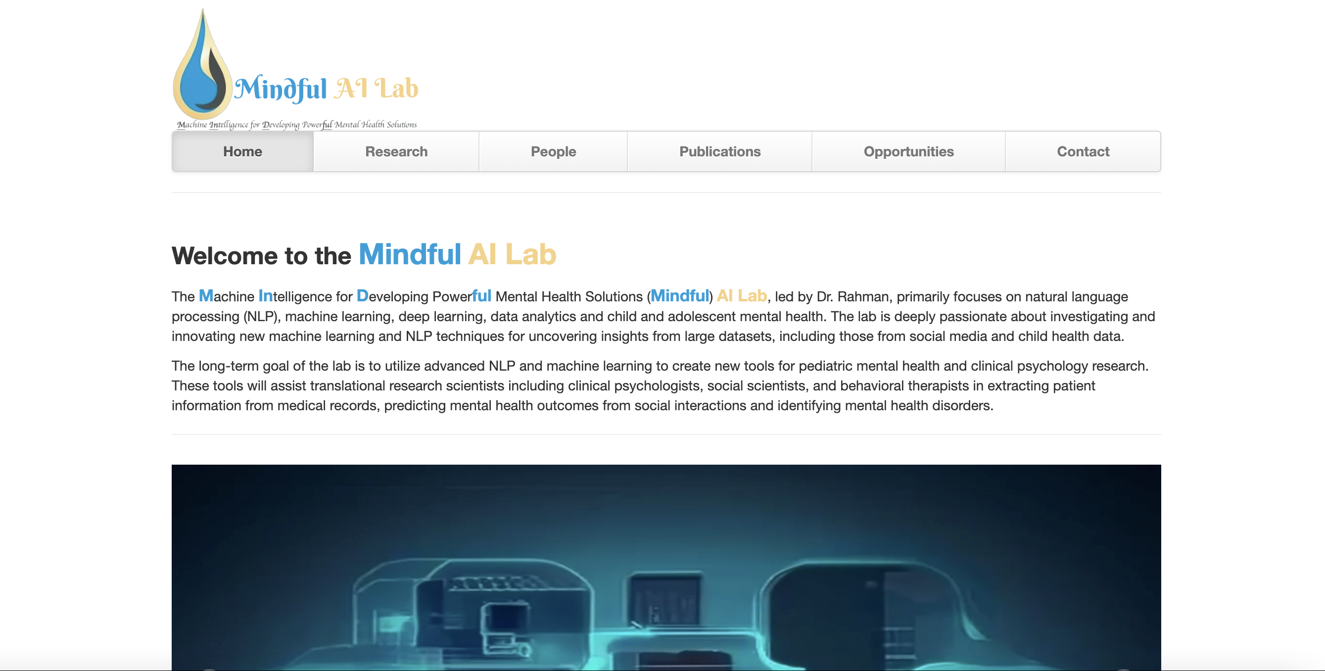 وبسایت mindful ai lab